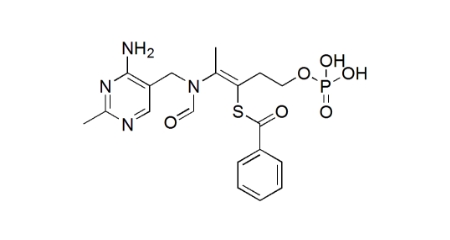 
Benfotiamine molecular structure
